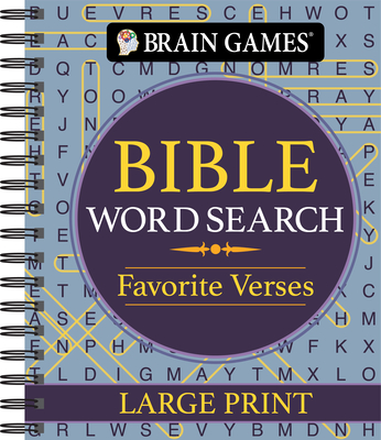 Brain Games - Bible Word Search: Favorite Verses - Large Print By Publications International Ltd, Brain Games Cover Image