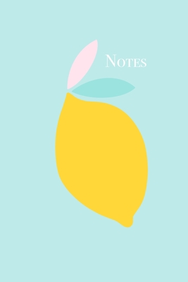 Notes: Notebook, Composition Notebook: Lemon themed, 6 x 9 (Gifts for Men, Women, Teenagers, Girls, Moms, Students & Teachers By Line Pages and Design Edition Cover Image