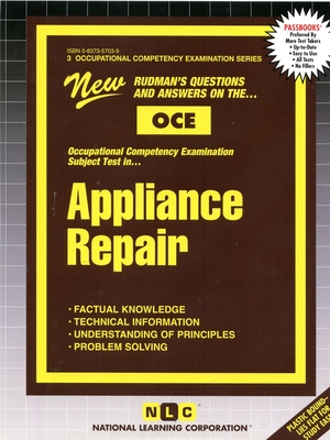 APPLIANCE REPAIR: Passbooks Study Guide (Occupational Competency Examination) Cover Image
