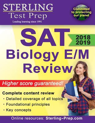 Sterling Test Prep SAT Biology E/M Review: Complete Content Review By Test Prep Sterling Cover Image