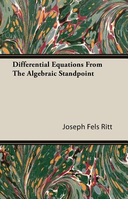 Differential Equations from the Algebraic Standpoint Cover Image