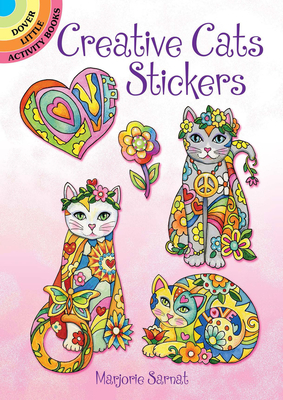 Creative Cats Stickers (Dover Little Activity Books) By Marjorie Sarnat Cover Image