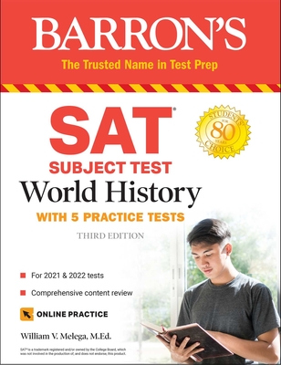 SAT Subject Test World History: with 5 practice tests Cover Image