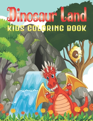 Dinosaur Coloring Book For Kids: Coloring books for kids ages 2-4