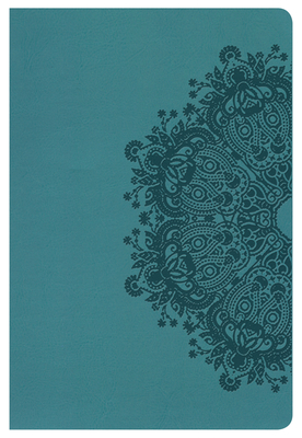 Cover for NKJV Large Print Personal Size Reference Bible, Teal LeatherTouch