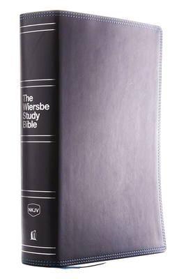 Nkjv, Wiersbe Study Bible, Leathersoft, Black, Indexed, Comfort Print: Be Transformed by the Power of God's Word Cover Image