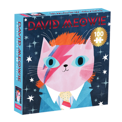 David Meowie Music Cats 100 Piece Puzzle Cover Image