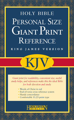 Personal Size Giant Print Reference Bible-KJV Cover Image