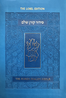 Koren Shalem Siddur with Tabs, Compact, Blue By Koren Publishers Cover Image