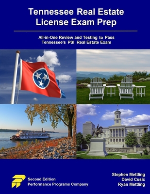 Tennessee Real Estate License Exam Prep: All-in-One Review and Testing to Pass Tennessee's PSI Real Estate Exam Cover Image