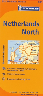 Michelin Netherlands North (Michelin Maps #531) By Michelin Cover Image