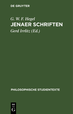 Jenaer Schriften Cover Image