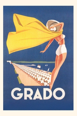 Vintage Journal Grado Travel Poster (Pocket Sized - Found Image Press Journals)