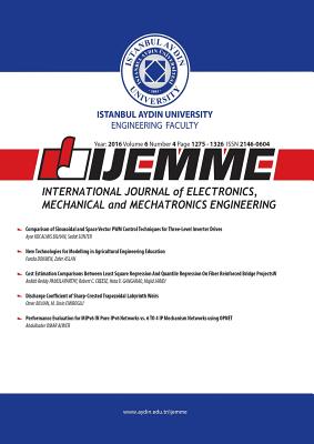 Ijemme: International Journal of Electronics, Mechanical and Mechatronics Engineering (2016 Volume 6 #4) Cover Image