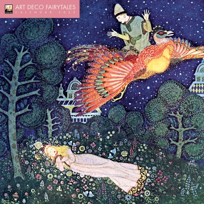 Art Deco Fairytales Wall Calendar 2025 (Art Calendar)