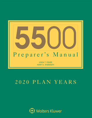 5500 Preparer's Manual for 2020 Plan Years Cover Image