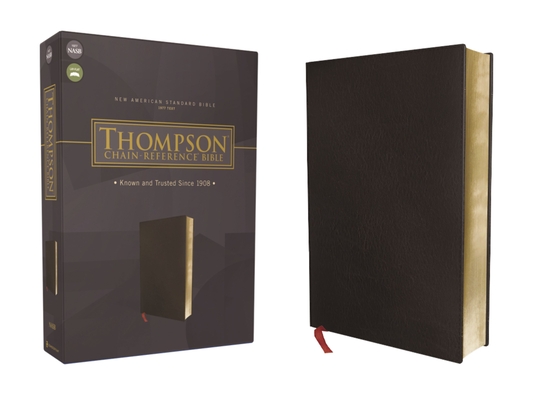 Nasb, Thompson Chain-Reference Bible, Bonded Leather, Black, Red Letter, 1977 Text By Frank Charles Thompson (Editor), Zondervan Cover Image