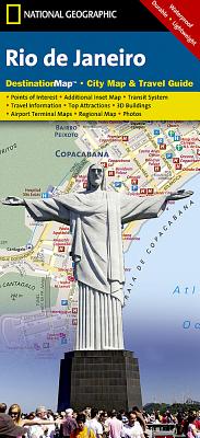 Rio de Janeiro Map (National Geographic Destination City Map) By National Geographic Maps Cover Image