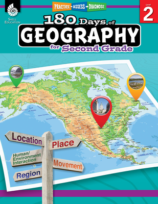 180 Days of Geography for Second Grade: Practice, Assess, Diagnose (180 Days of Practice) By Melissa Callaghan Cover Image