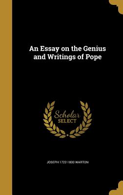 Cover for An Essay on the Genius and Writings of Pope