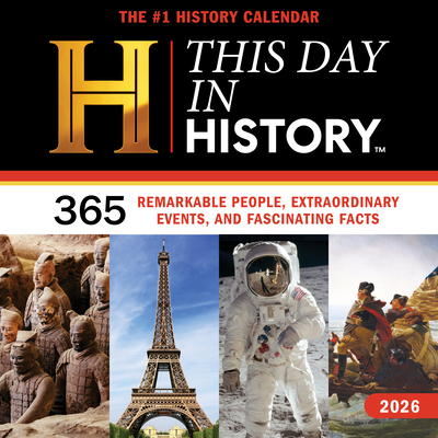 2026 History Channel This Day in History Wall Calendar 365 Remarkable