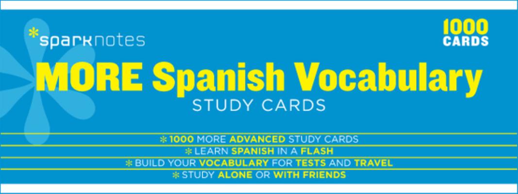 Italian Vocabulary SparkNotes Study Cards Volume 12 