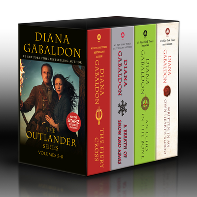 Outlander Volumes 5-8 (4-Book Boxed Set): The Fiery Cross, A Breath of Snow and Ashes, An Echo in the Bone, Written in My Own Heart's Blood By Diana Gabaldon Cover Image