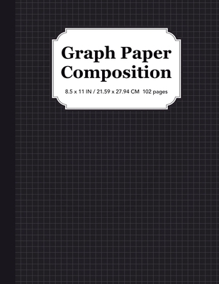 Graph Paper Composition Notebook: Quad Ruled 5x5, Grid Paper for Students in Math and Science By Math Wizo Cover Image
