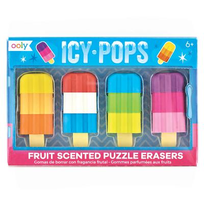 Icy Pops Scented Puzzle Erasers - Set of 4 By Ooly (Created by) Cover Image