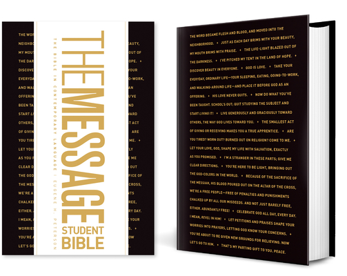 The Message Student Bible (Hardcover) Cover Image