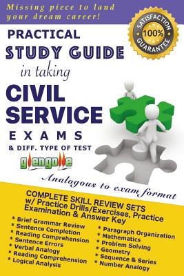 Practical Study Guide in taking Civil Service Exams and different type of test. Cover Image