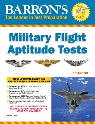Military Flight Aptitude Tests (Barron's Test Prep) Cover Image