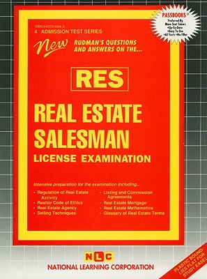 Real Estate Salesman (RES) (Admission Test Series #4) By National Learning Corporation Cover Image