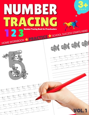 Number Tracing Book for Preschoolers: Trace Numbers 1-20 Practice Workbook for Pre K - Kindergarten, Math Kindergarten Workbook, Number Tracing Books By Roger Wells Cover Image