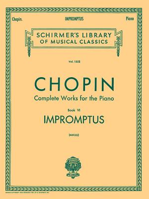 Impromptus: Schirmer Library of Classics Volume 1553 Piano Solo Cover Image