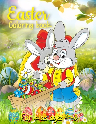 Cute Easter Coloring Pages for Kids Ages 4-8: Book Fun Coloring