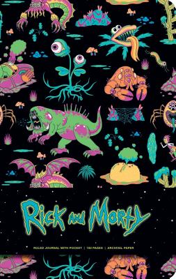 Rick and Morty Hardcover Ruled Journal By Insight Editions Cover Image