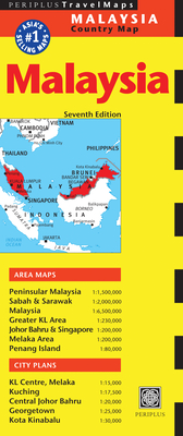 Malaysia Travel Map Seventh Edition (Periplus Travel Maps)
