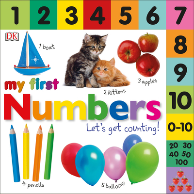 Tabbed Board Books: My First Numbers: Let's Get Counting! (My First Tabbed Board Book) Cover Image