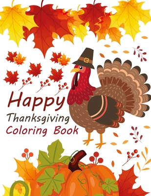 Happy: Thanksgiving Coloring Book (Paperback)