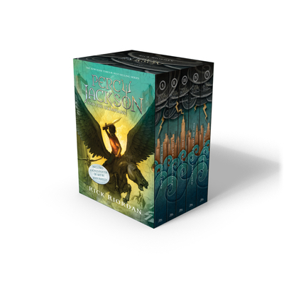 Percy Jackson and the Olympians 5 Book Paperback Boxed Set (w/poster) By Rick Riordan Cover Image