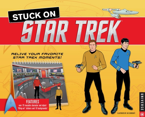 STUCK ON STAR TREK ステッカーブック Stuck on Star Trek Hardcover Sticker Book - GeekAlerts
