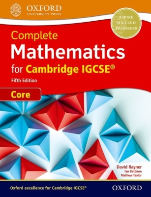 Cie Complete Igcse Core Mathematics 5th Edition Book: With Website Link Cover Image