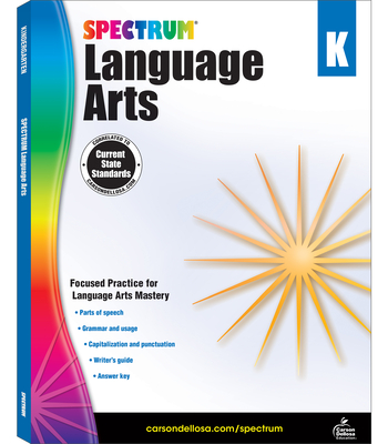 Spectrum Language Arts, Grade K Cover Image