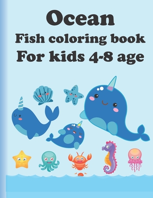 Coloring Books For Kids Ages 4-8 Animals: Activity Book For