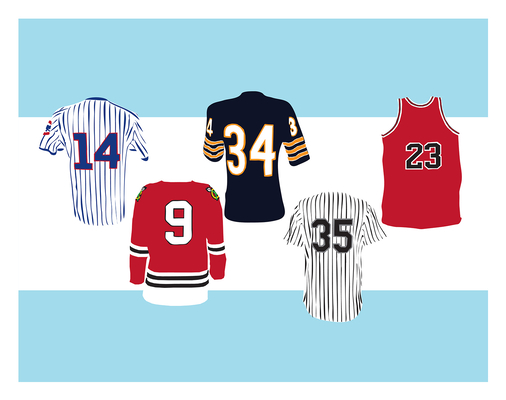 MY CHICAGO SPORTS JERSEY COLLECTION (Retro Throwbacks) - Chicago Sports  History 