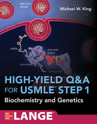 High-Yield Q&A Review for USMLE Step 1: Biochemistry and Genetics Cover Image