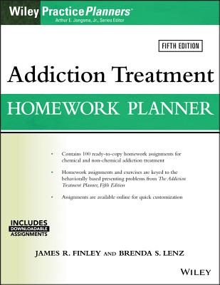 Addiction Treatment Homework Planner (PracticePlanners)