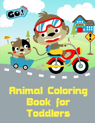 Animal Coloring Book for Toddlers: Funny Image age 2-5, special Christmas design Cover Image
