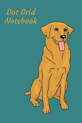Dot Grid Notebook: Golden Retriever; 100 sheets/200 pages; 6 x 9 By Atkins Avenue Books Cover Image